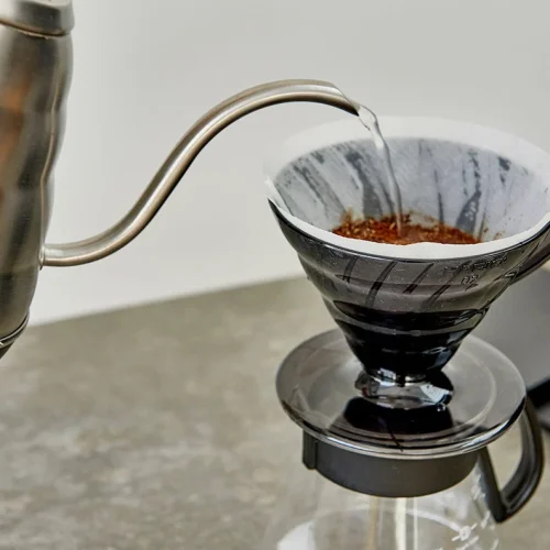 Hario v60 Brewer 02 Transparent Black