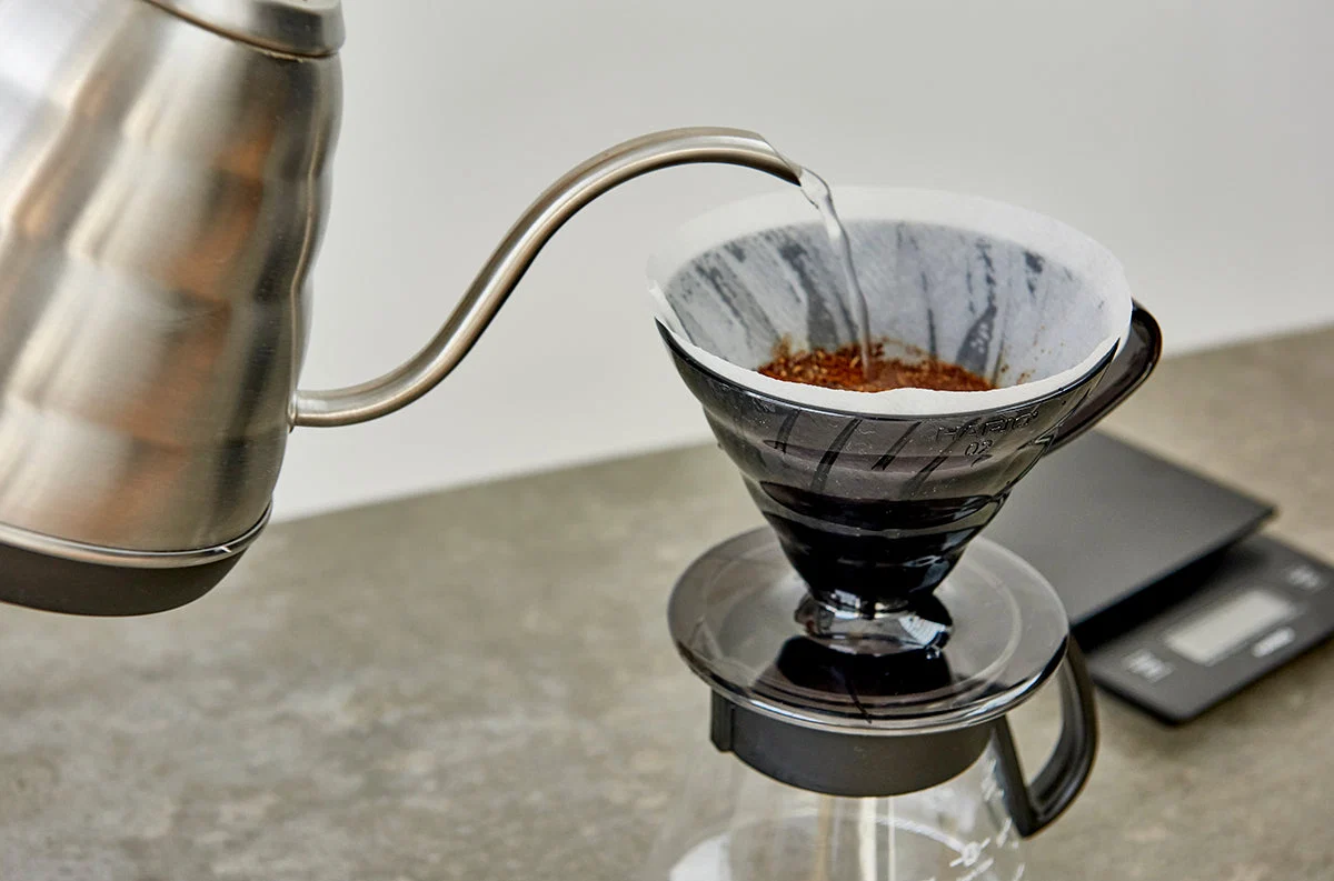 Hario v60 Brewer 02 Transparent Black